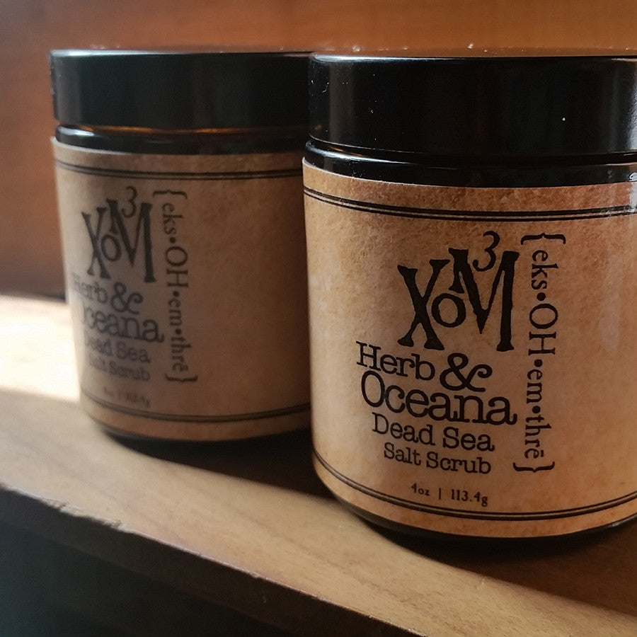 Herb & Oceana Dead Sea Salt Scrub - XoM3 Botanical Solutions